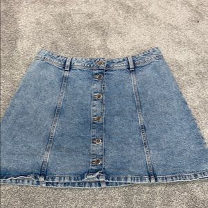 ✨Button up denim skirt